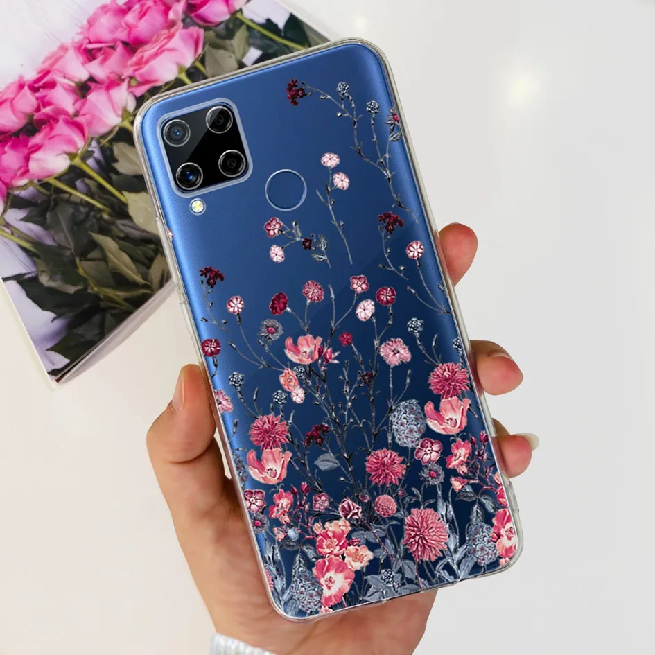 Fashion Marble Butterfly Flower Soft TPU Phone Case Silicone Cover
