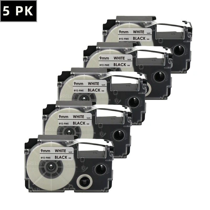 Cassette Tape Pristar Compatible Label Tape Replacement For XR-9WE