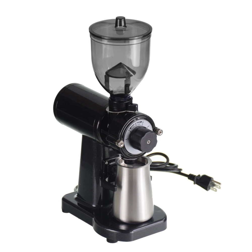 

Ecocoffee Espresso Electric Burr Coffee Food Grinder Machine 8 Steps Anti-jump 60mm Flat Wheel Burr grinder