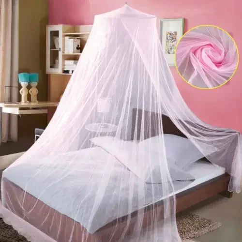 3Colors Summer Elgant Hung Dome Mosquito Net For Double Bed Summer Polyester Mesh Fabric Home bedroom Baby Adults Hanging Decor