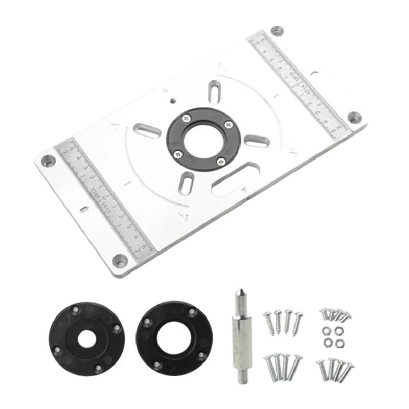 High Compatibility Router Table Insert Plate For Enhances Woodworking Accuracy