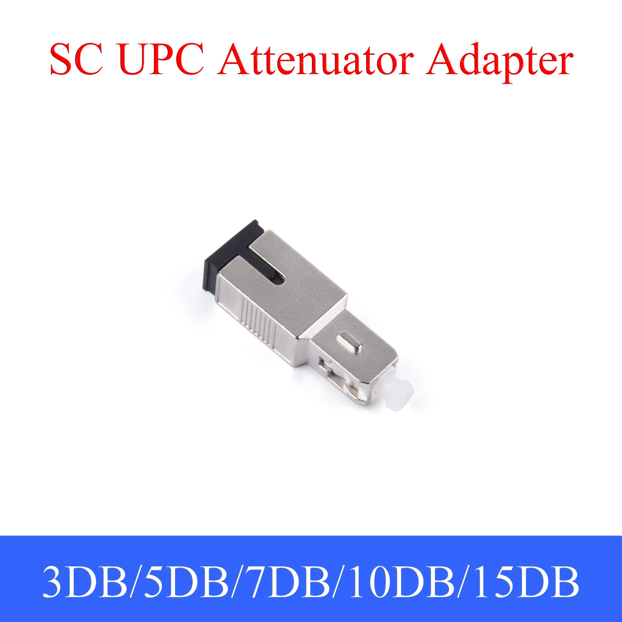 5PCS SC UPC Single-Mode Fiber Optic Attenuator - Male to Female ...
