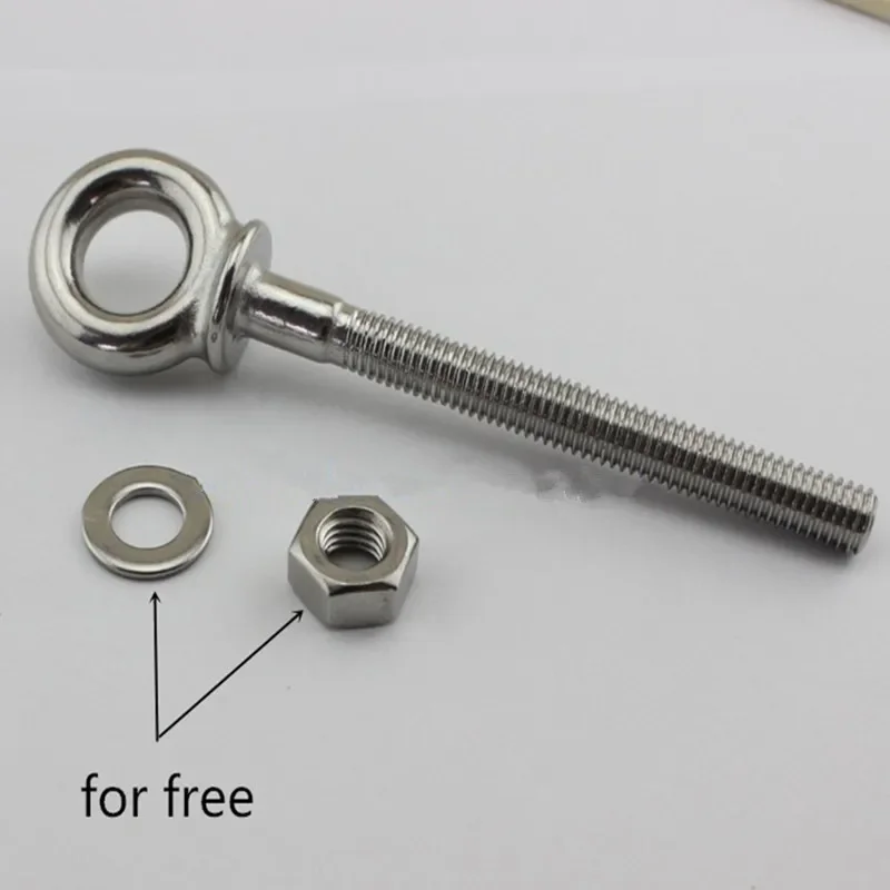 Anillos De Elevación M8 De Acero Inoxidable 304 | Pack De 5 Unidades | Para Levantamiento De Pesas O Uso Marino
