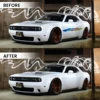 3.5Inch Decal Eraser Wheel Pneumatic Car Sticker Film Glue Remover Pin Stripe Removal Tool Car Adhesive Graphics Cleaning Tools 2