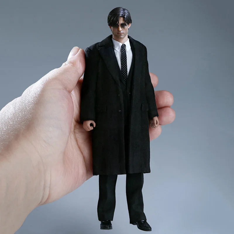 

In Stock ACPLAY ATX057 1/12 Scale Mr Wealthy Bruce Robert Pattinson Double Head Sculpts Figure Model 6'' Mini Male Action Doll