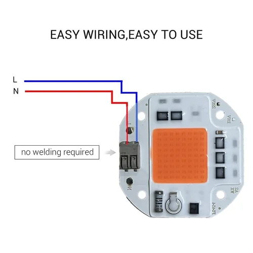LED 칩 AC220V 110V 100W 70W 50W COB LED 성장 조명 용접 무료 식물 성장 조명 텐트, 풀 스펙트럼 파이토램프 3
