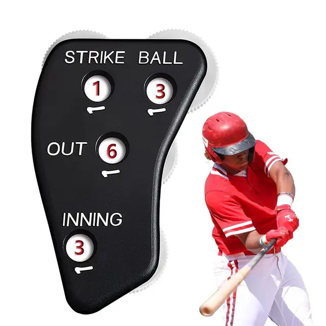 Baseball Referee Scorer Baseball Game Counter Clicker Easy To