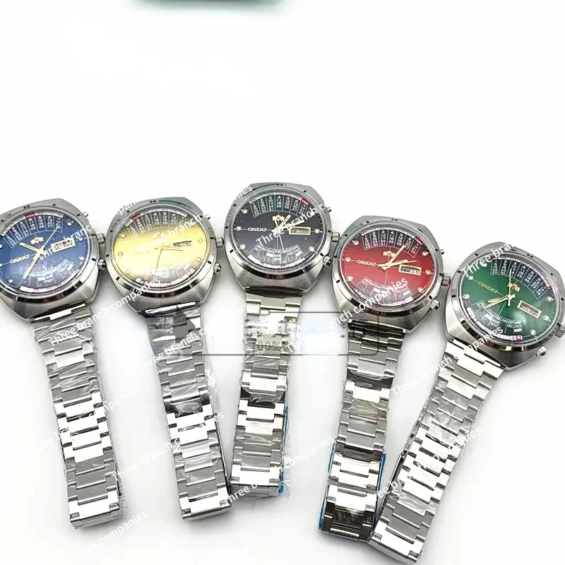 

Automatic Mechanical Perpetual Calendar Rotating Large Dial Multi-Function with Luminous Watch