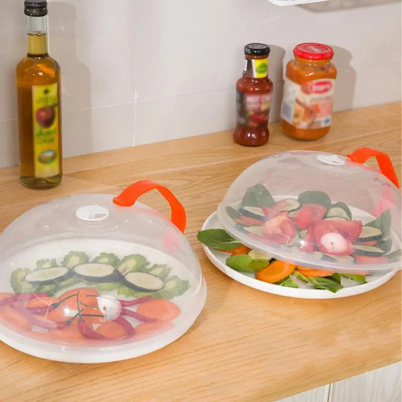 Microwave Splatter Cover Household Microwave Heating Cover Splash-proof High Temperature Food Preservation Dust-proof Insect-proof Special Hot Vegetable