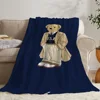 Summer Blanket for Sofas POLO Bears Fluffy Plaid Designer Blanket King Size Microfiber Bedding Interior for Home Sofa Blankets 2