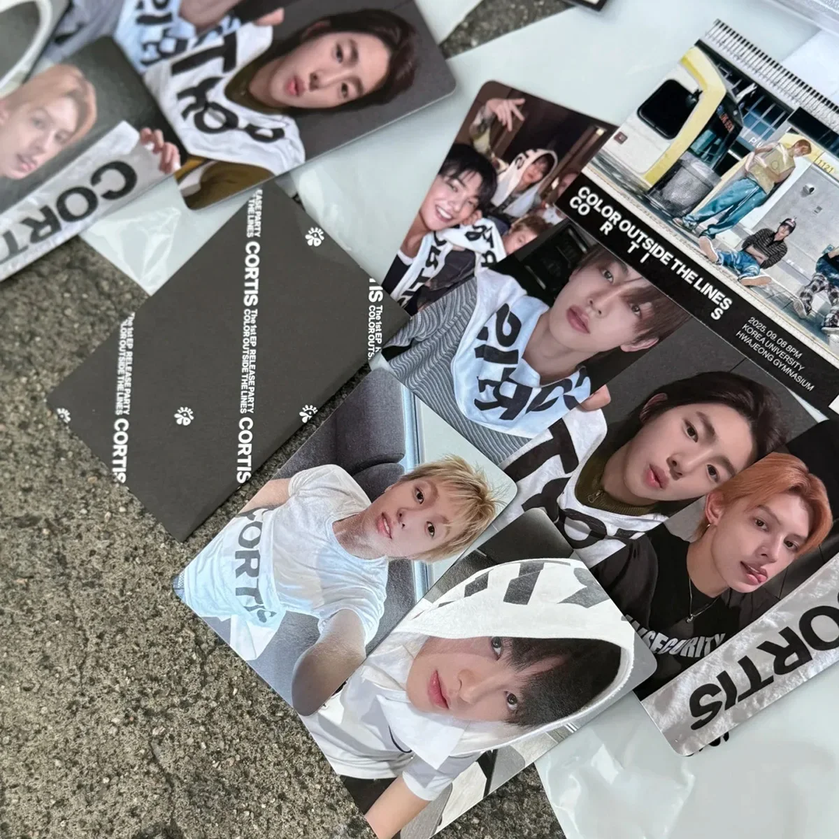 5pcs/set Kpop CORTIS Photocards Album PhotoCards BOARDCAS Lucky