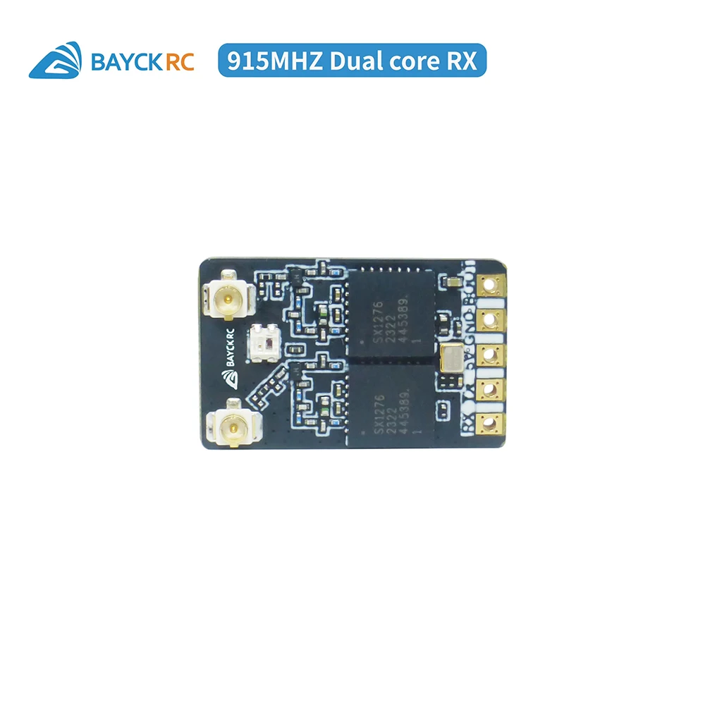 

BAYCK 915Mhz 868MHz Dual Core RX Receiver Remote Receiver Supports SBUS Dual Antenna IPEX MHF1/U.FL Receiving Protocol CRSF SBUS