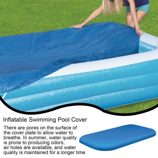 Téglalap Alakú Medence Burkolat 120 X 72 Hüvelykes Négyzet Vízálló Védelmező Napenergia -Burkolat Tartsa A Vízét - Image 3