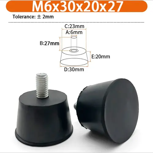 M6 M8 M10 Rubber Adjustable Feet Pad Feet Pad With Screw Table Chair Balck Leveling Foot Pad Furniture Leg Anti-shock Protection - Image 20