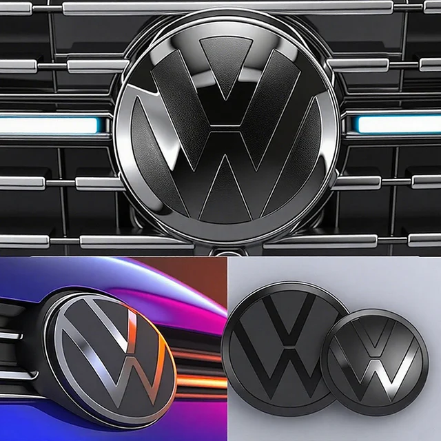 VW Car Front Grill Rear Trunk Emblem Lid For VW GTI Polo Golf MK6 MK7 MK8 Passat B6 B7 B8 B9 Tiguan CC T-ROC Arteon Jetta ID.3 1
