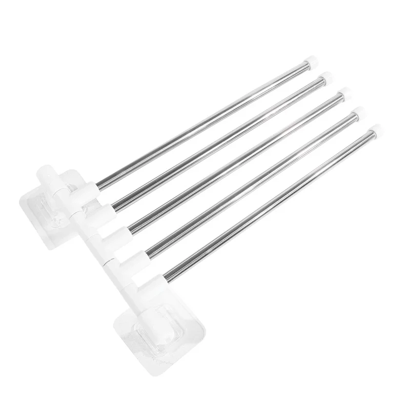 Bathroom Rotation Towel Storage Rack Punch-Free Stainless Steel Organizer Shelf Hanging Wall Shelves Suction Cup Toilet Holder 28 Bathroom Rotation Towel Storage Rack Punch-Free Stainless Steel Organizer Shelf Hanging Wall Shelves Suction Cup Toilet Holder