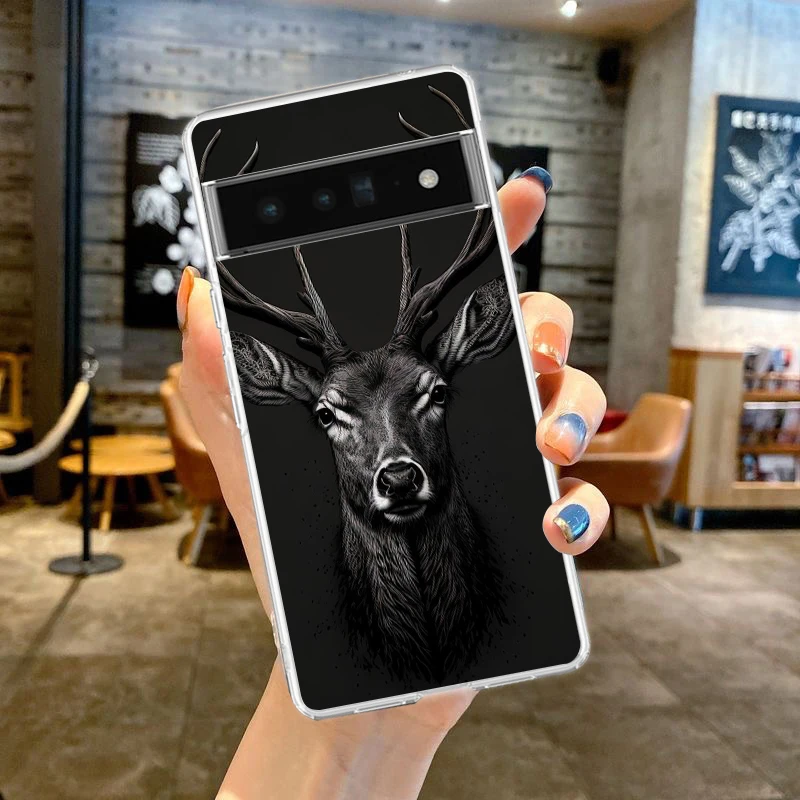 Camo Soft Silicone Shockproof Clear Phone Case Cover