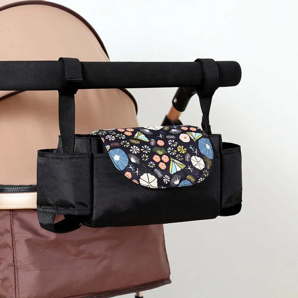 Multifunctional Baby Stroller Bag with Multiple Pockets Mom Handbag Stroller Storage Hanging Bag Baby Care Large Capacity