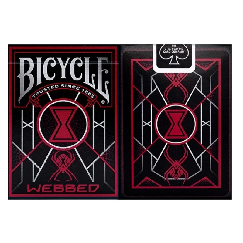 

Bicycle Webbed Playing Cards Spider Web Deck Poker Size Card Games Magic Trick Props for Professional Magician