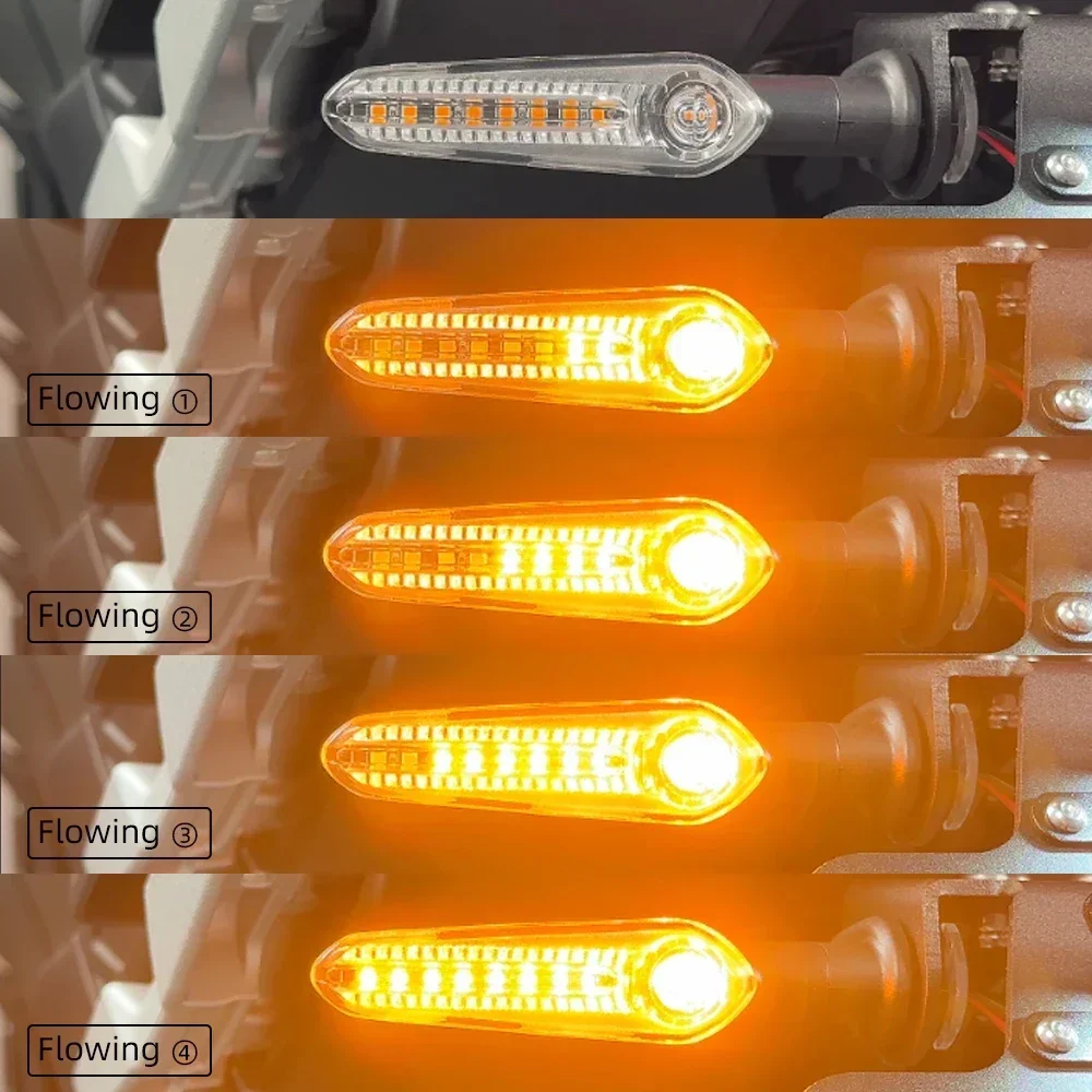 Motorcycle Turn Signal Lights LED Indicator For Yamaha Tracer 900 9GT 700/GT MT-03 MT-25 MT 07 09 YZF R25 R3 R6 R1 XJ6 FZ6 FZ1 Tenere 700