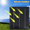 Solar Panel Fan Portable Solar Fan with USB Solar Powered Camping Fan Outdoor Fan for Picnic Barbecue Fishing Travel 4