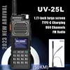 BAOFENG UV-25L Walkie Talkie High Power 50KM 136-520MHz Outdoor Portable Two Way Radios 999 Channels 2023 New Arrival Interphone 2