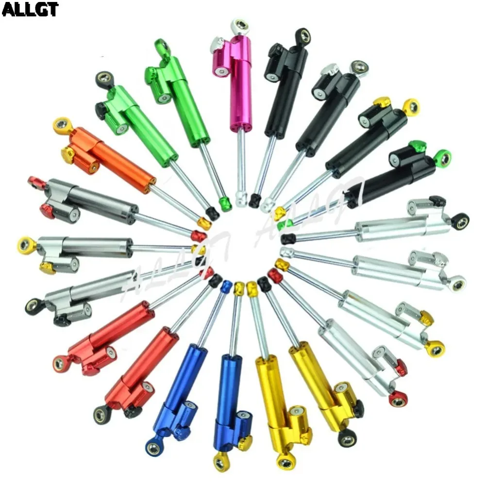 

ALLGT Universal Motorcycle Steering Damper Stabilizer Safty Control Fits Honda Yamaha