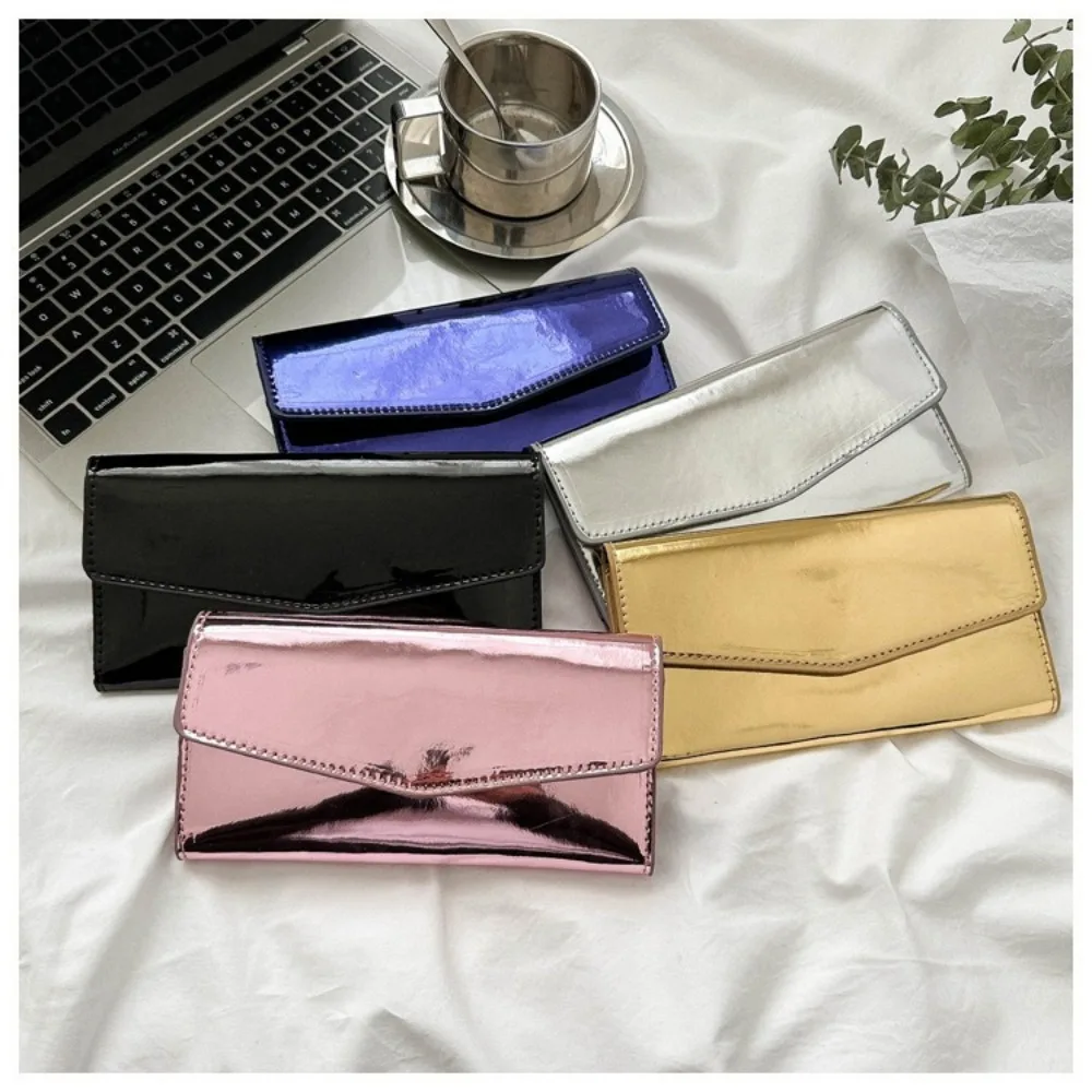 Tragbare PU-Leder Geldbörse mit langem Reißverschluss, Damen-Clutch, leichte Handgelenktasche für Frauen, orientiert auf die weibliche Bedürfnisse. – Detail 9
