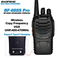 Baofeng BF-888S Pro Walkie Talkie Wireless Copy Frequency Support Type-C Charging Portable Two Way Radios BF888S New Upgraded 1