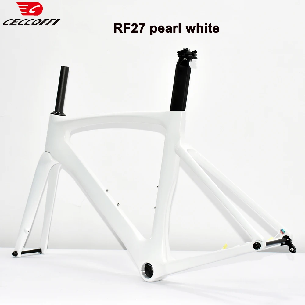 DIY Color Disc Brake Carbon Bicycle Frameset And Full Hidden Cable Ruting Road Bike Frame