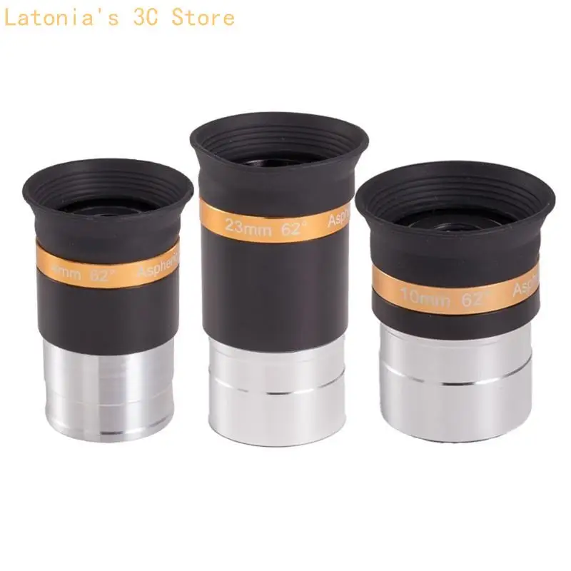 Teleskop 1,25" sphärisches hochauflösendes Okular 62 Grad 4 mm mehrfach beschichtet X3UB – Detail 10