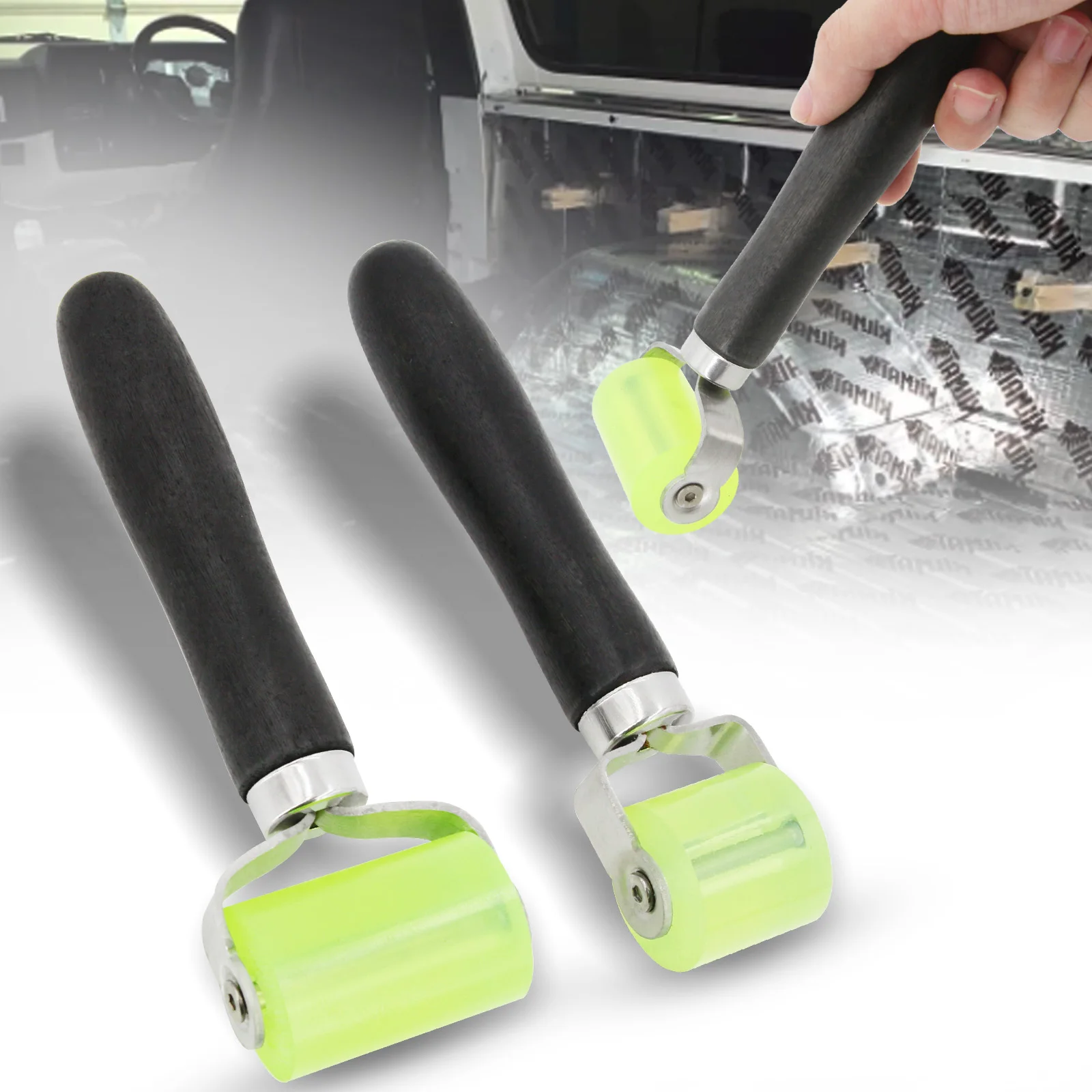 Car Stereo Soundproofing Cotton Roller Push Wheel Autos Auto Noise