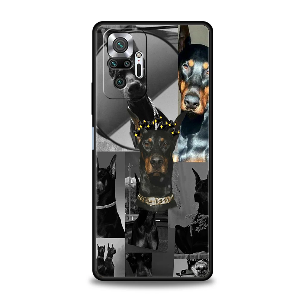 Doberman Dog Design Soft Shell Phone Case Cover