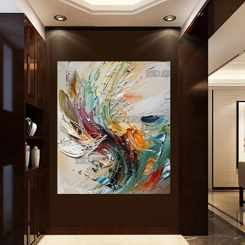 3D Thickness Acrylic Paints Texture Abstract Knife Art Unframed Wall Decorative Hangings Painting Large Panel Set Colors Artwork 3D Thickness Acrylic Paints Texture Abstract Knife Art Unframed Wall Decorative Hangings Painting Large Panel Set Colors Artwork