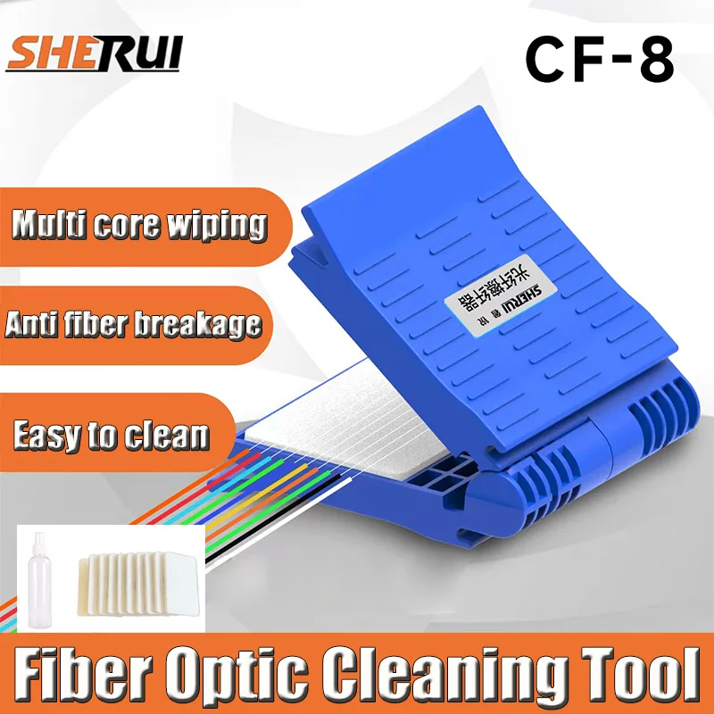 Fiber Optic Terminal Box Fiber Optic Cleaning Cotton Fiber Optic Wipes Swabs Dust Removal Cleaning Tool For Wire During Fusion Splicing
