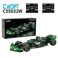 2024 MOC Sauber F1 Team C44 Formula-1 F1 Racing Car Number 24 Sports Car Building Blocks City KICK Car Bricks Toys Holiday Gifts 1