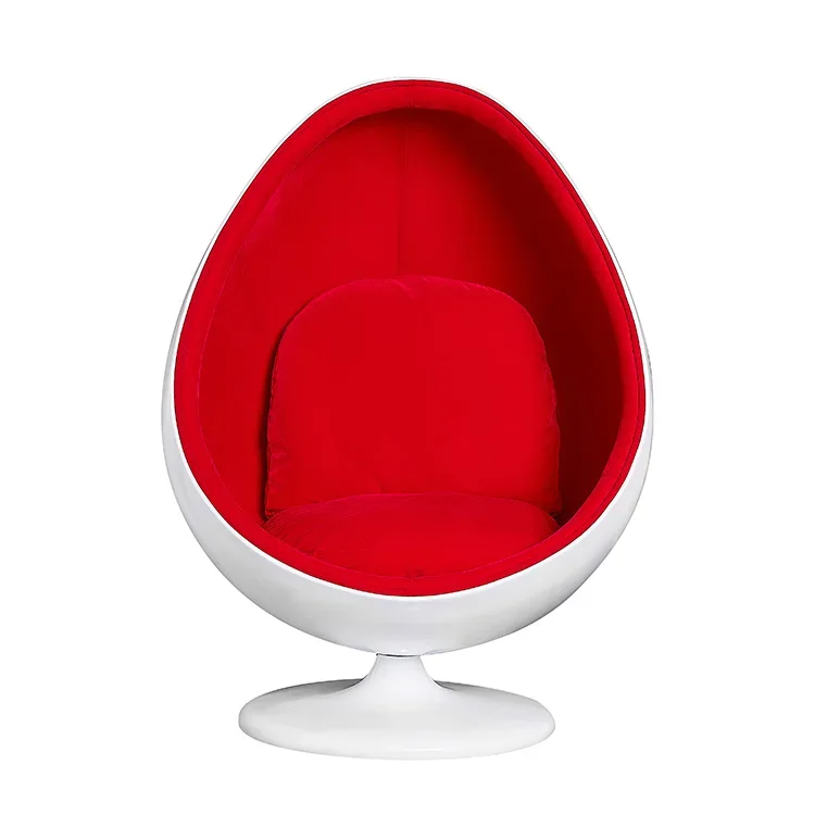 

Rotating luxury lounge fiberglass modern home wooden leisure chairs