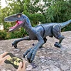 RC Dinosaur Raptor Robot electronic Intelligent 2.4G Remote Control Animals Music Light Toy Electric Toys For Children boys gift 1