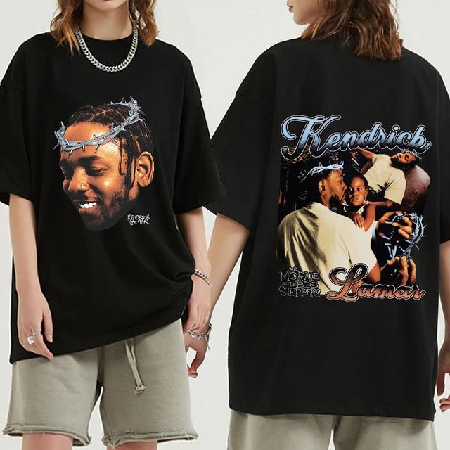 T-shirt imprimé Mr Morale et The Big Steppers pour homme, haut vintage, hip  hop