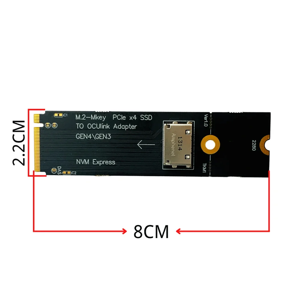 Oculink SFF-8612, PCI-E, NGFF, Gen4, Gen3, 2.5