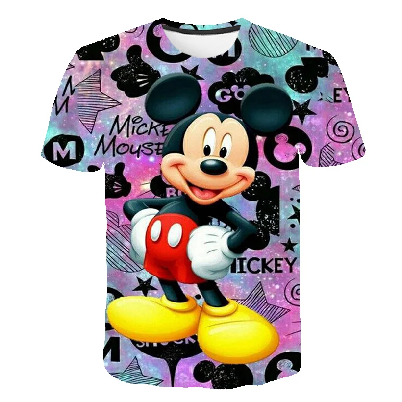 thumbnail image 1 of 2024 Camiseta de Mickey Mouse para hombre, camiseta de Sonic 3D Harajuku, camiseta de verano para niños, camiseta de manga corta para niñas, 1 of 5