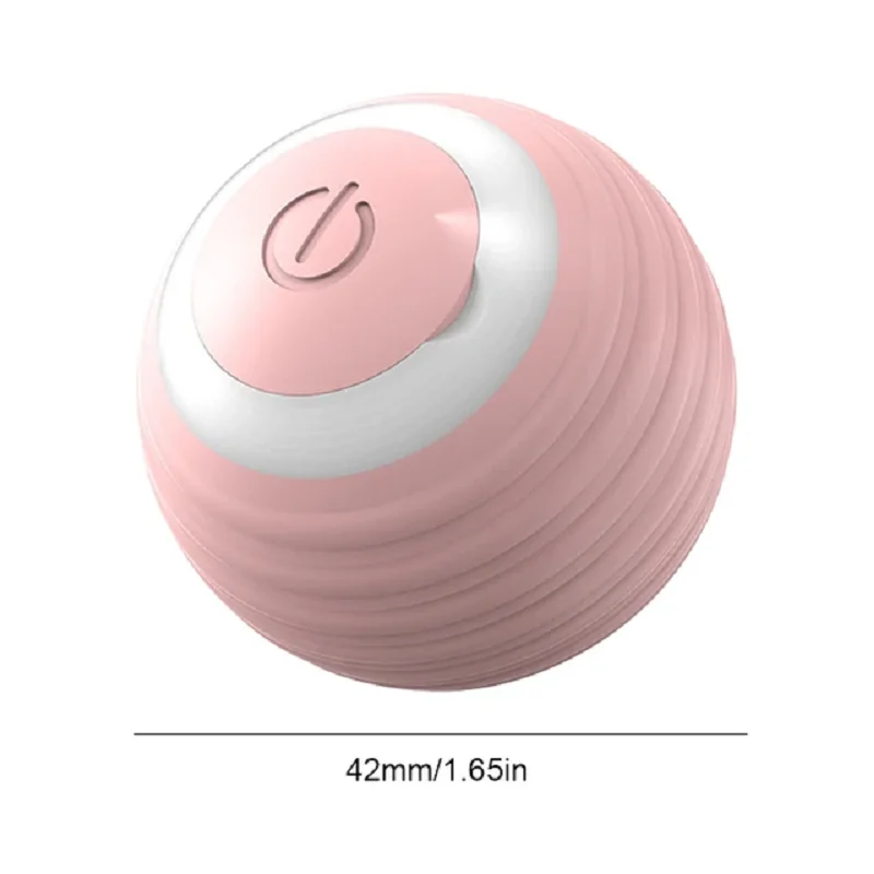 New Electric Cat Ball Toys Automatic Rolling Ball With Teaser Bird Cat Toys Pet Interactive Smart  Sensor Rechargeable Cat Toys