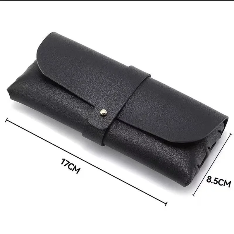 Soft PU Leather Glasses Case Protective Bag Cover for Women Men Portable Sunglasses Case Box Reading Eyeglasses Box Accessories