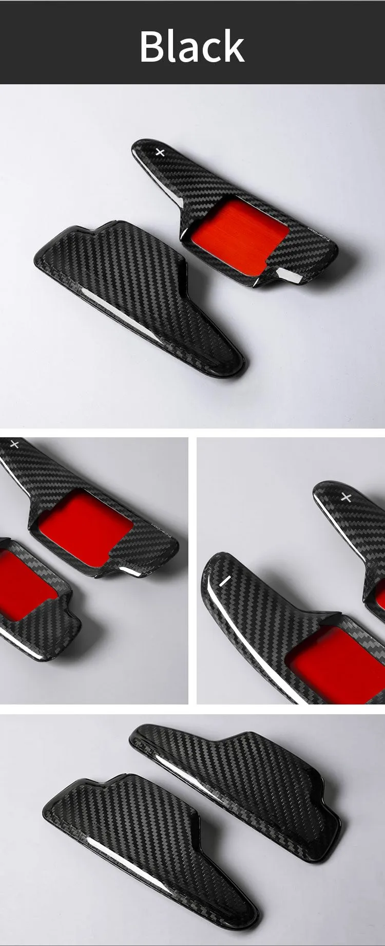 2023 T-carbon Replacement Steering Wheel Paddle Shifter Fit For Corvette C8 Shifting Paddles Carbon Fiber Auto Accessories