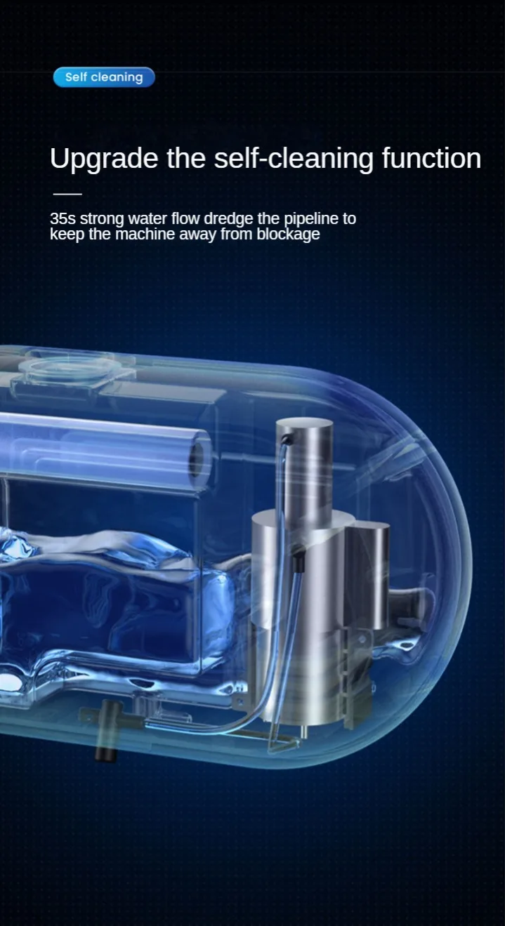 Automatic Foam Soap Dispenser LED Temperature Display Electric