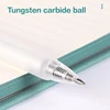 Deli 12pcs Retractable Gel Pens 0.5mm Black Ink Click Pen with Pen Clip Smooth Writing School Pens Push-button Writing Pens 3