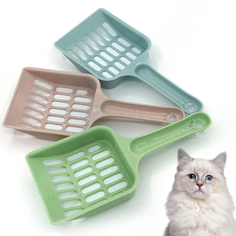 

Cat Litter Scoop Plastic Sand Scoop for Cats Toilet Cleaning Cat Litter Shovel Hangingable Cats Sand Scoops Kitten Poop Shovels