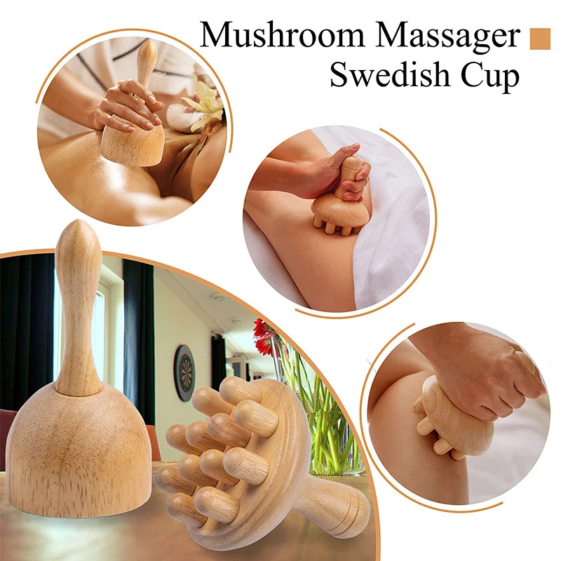 Holz Massage Set Zur Schmerztherapie Und Gegen Cellulite Am Körper_voghion.com