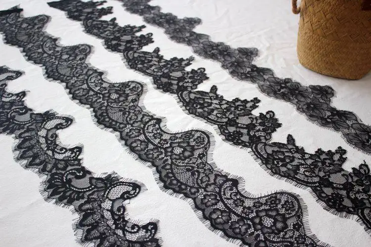 Hautfreundliche, unregelmäßige, gewellte Wimpern, Spitze, DIY-Hochzeitskleid, Rock, Nähgarn, Kopfgarn, Kanten-Nähzubehör – Detail 10