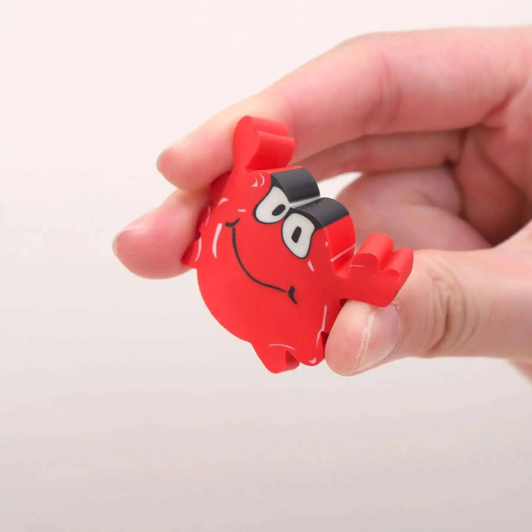 Candy Colored Marine Animal Rubber Eraser Cute Crab Cartoon Kawaii Novelty Stationery Office School Supplies 1 Piece